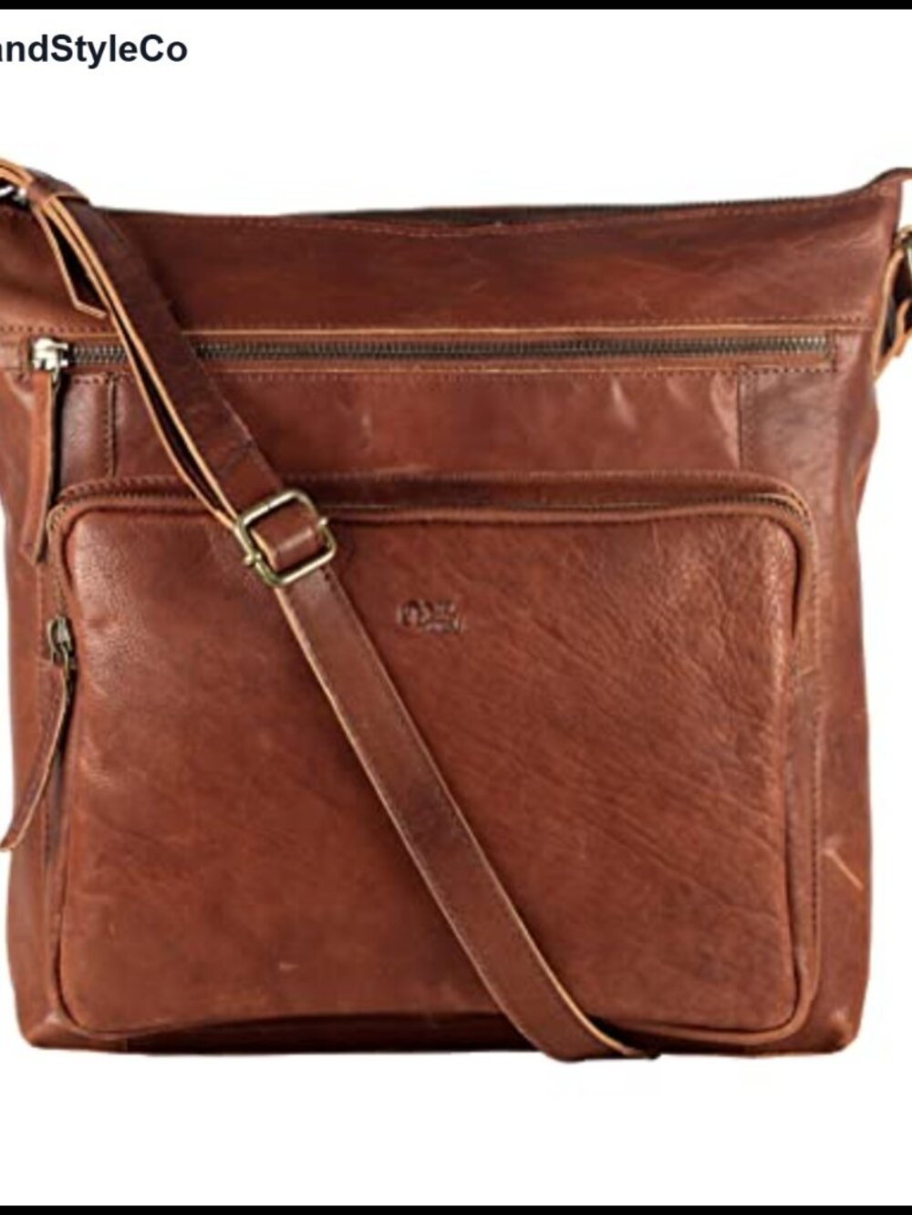 Genuine Top Grain Leather Crossbody Bag RFID Blocking Shoulder Purse Women